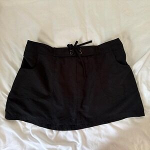 Kona Sol Black vacation resort Swim Skirt